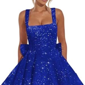 Royal blue dress